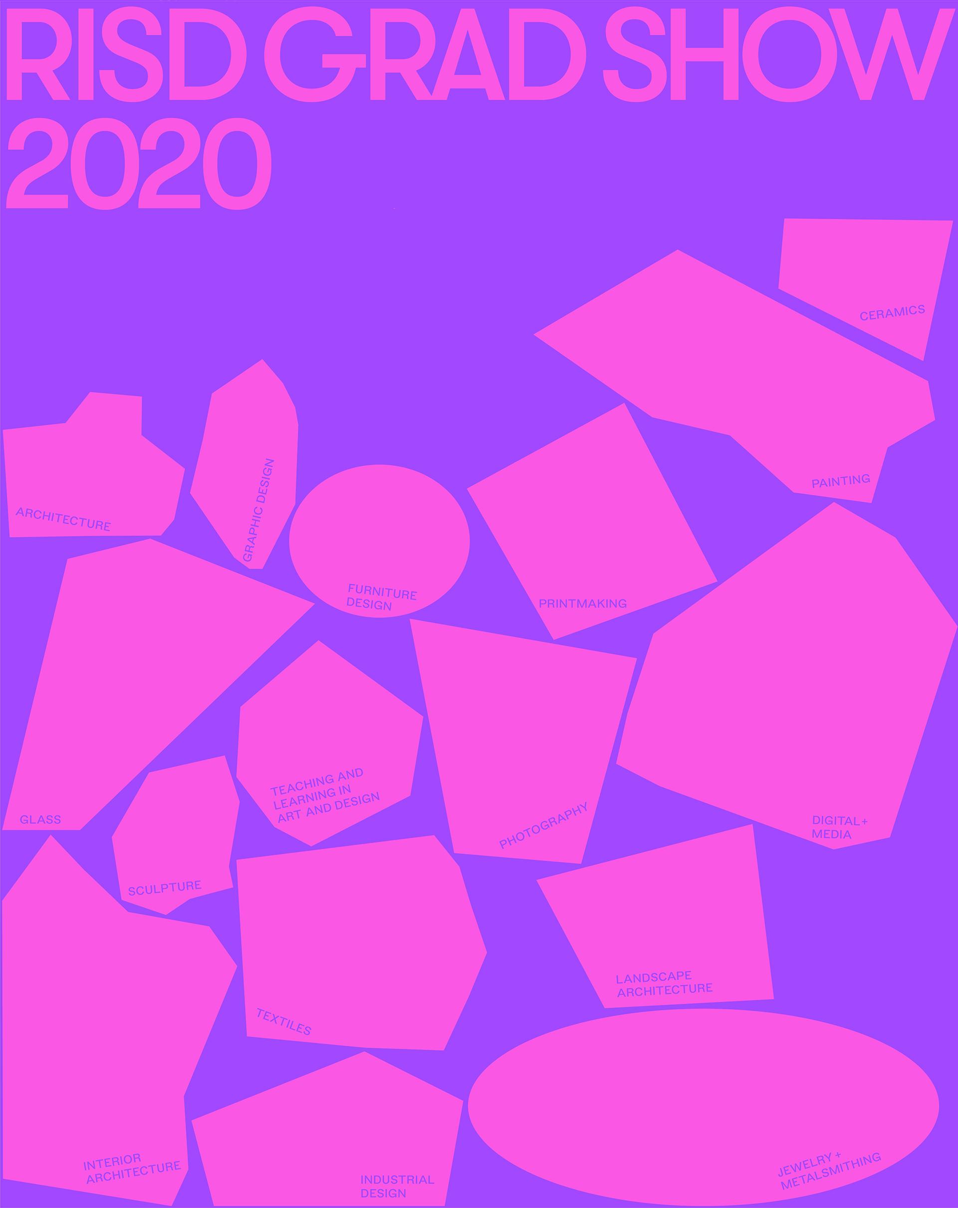 purple image with pink shapes