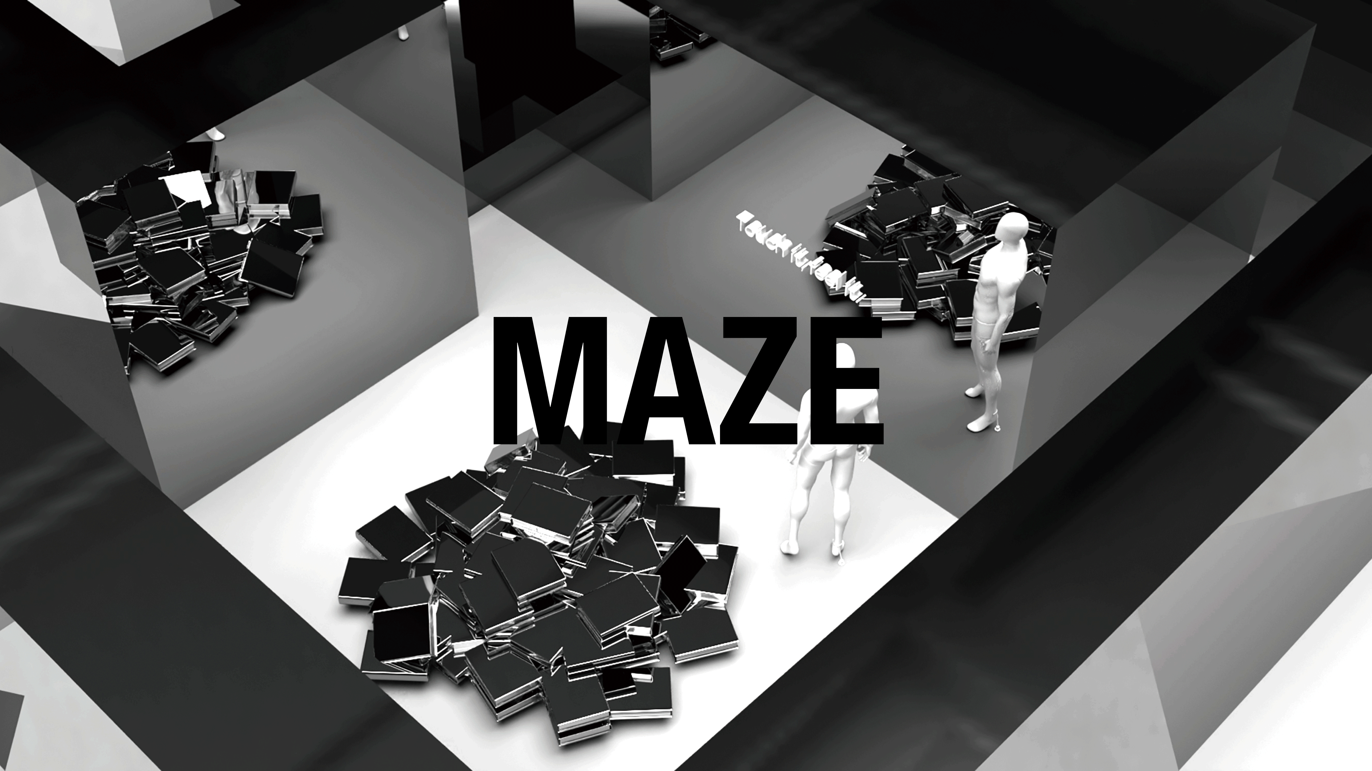 Maze & Alienation & Moire Typeface
