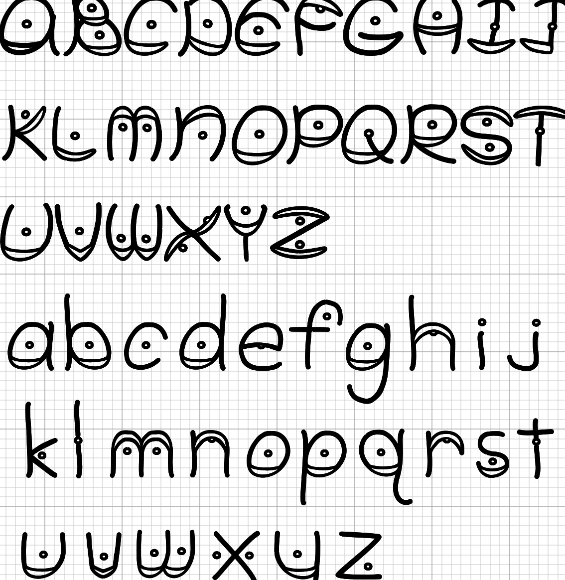 Example of a typeface