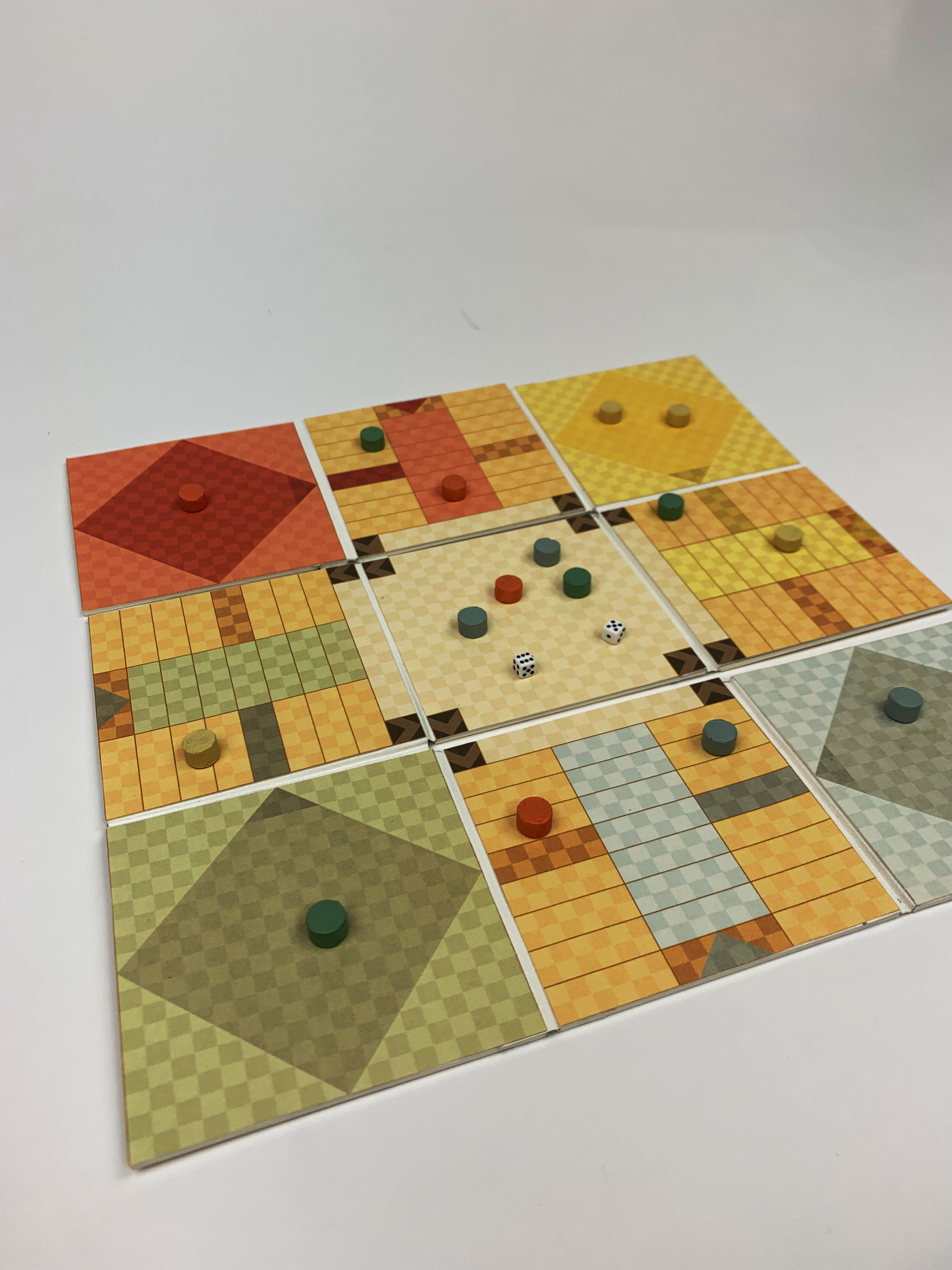 Parcheesi game board design