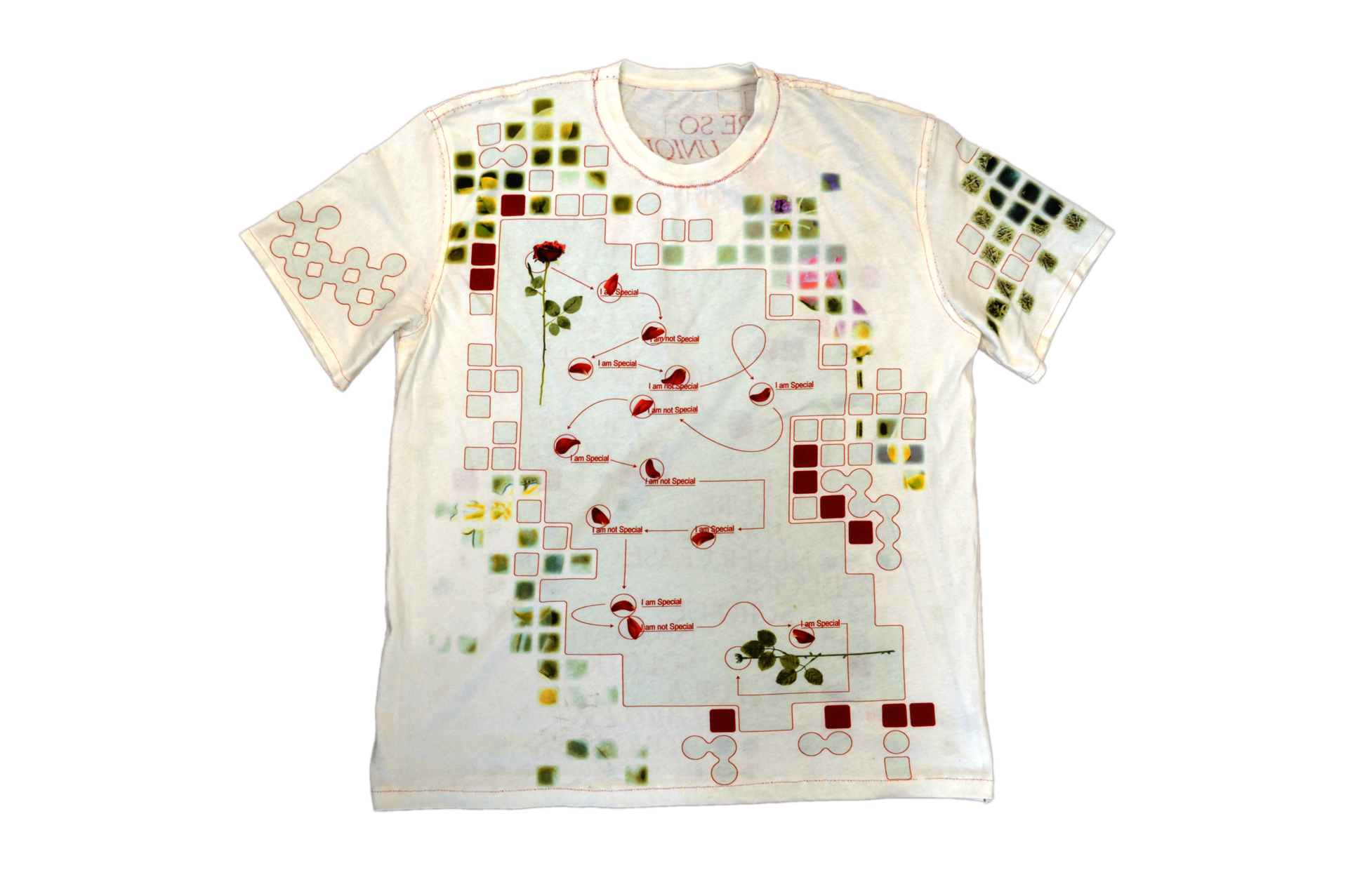 Digitally-printed t-shirt