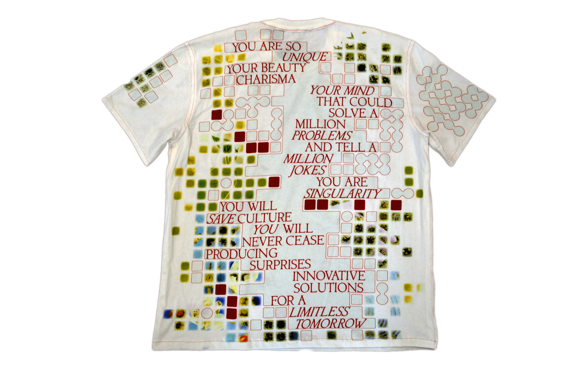 Digitally-printed t-shirt