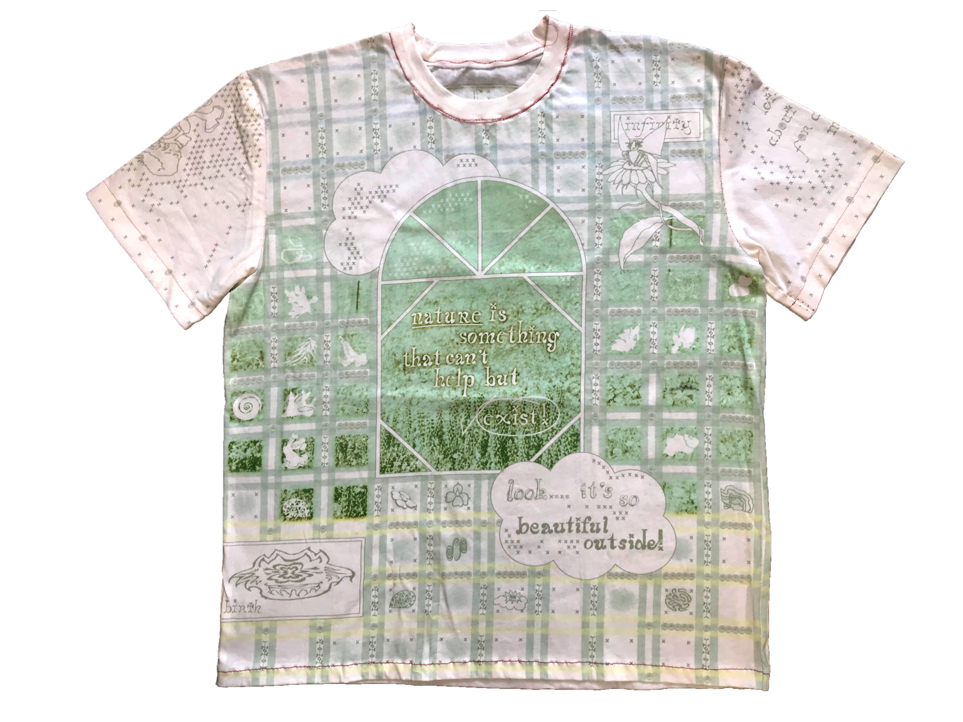 Digitally-printed t-shirt