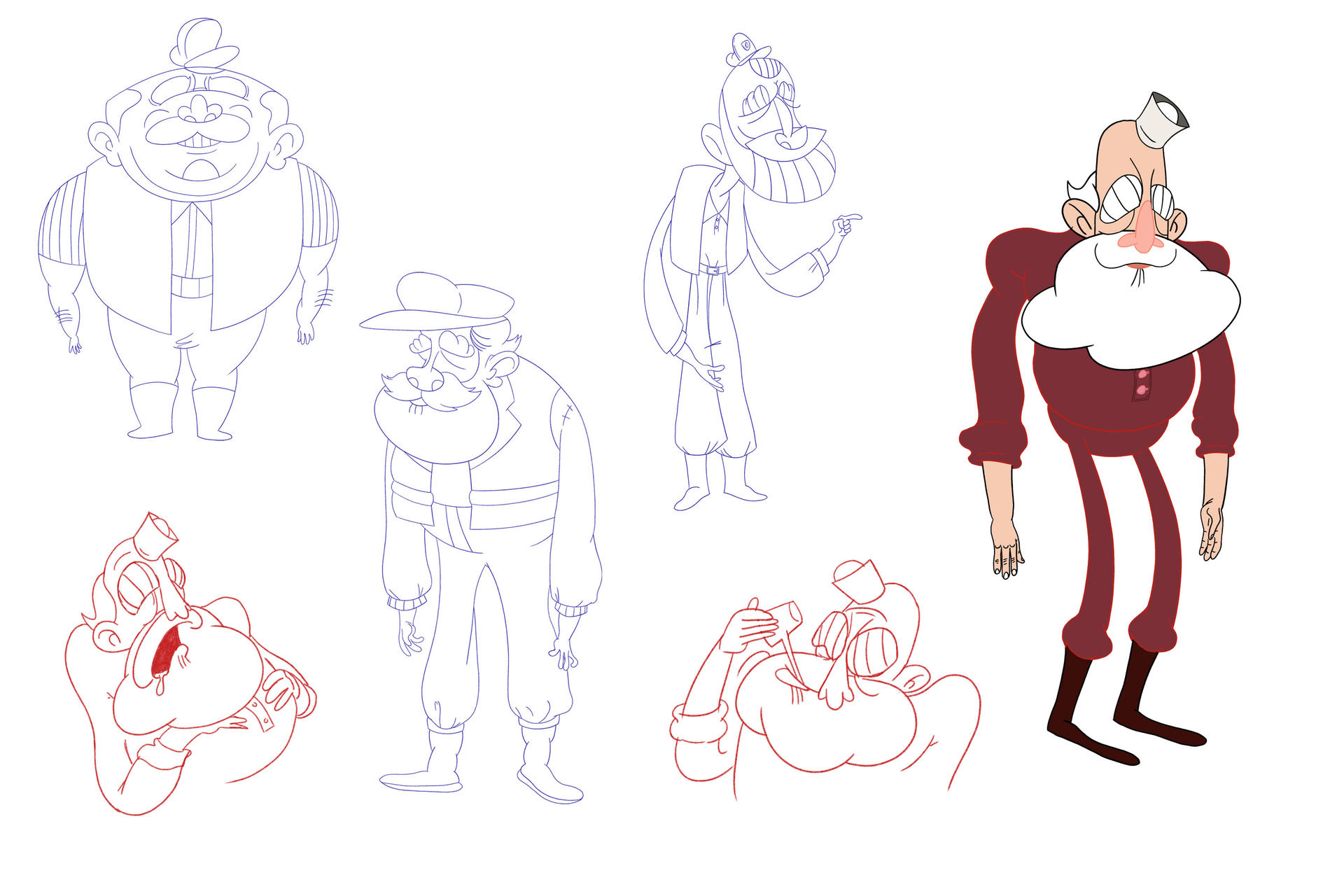 grand pappy character concept