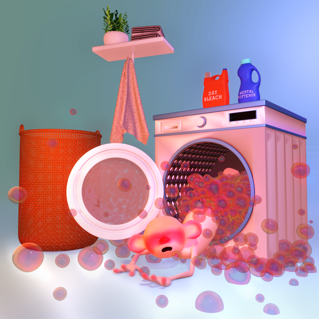 whimsical laundry machine