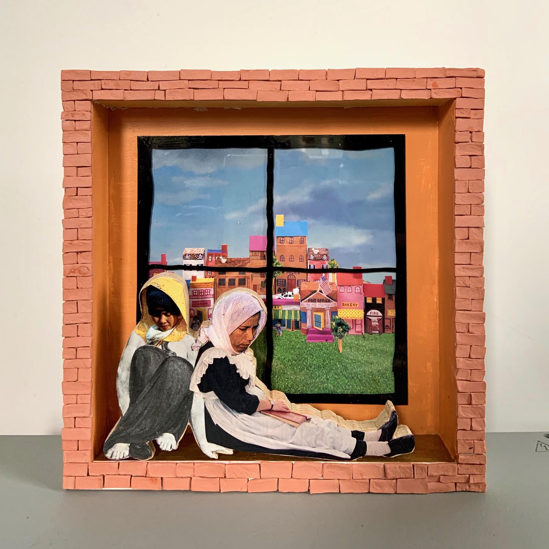 Mixed media piece by Grace Kayar