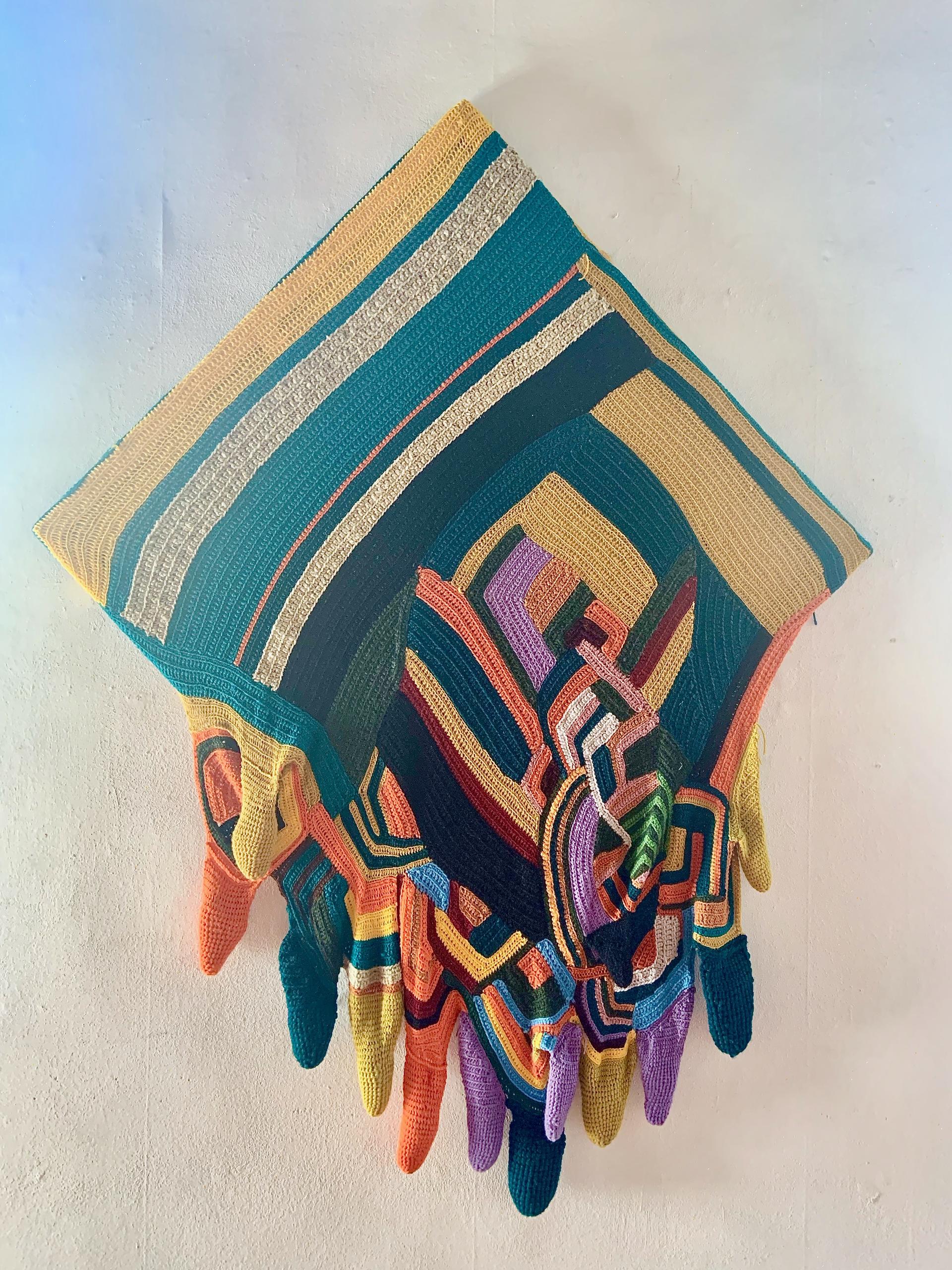 Mixed media piece by Grace Kayar