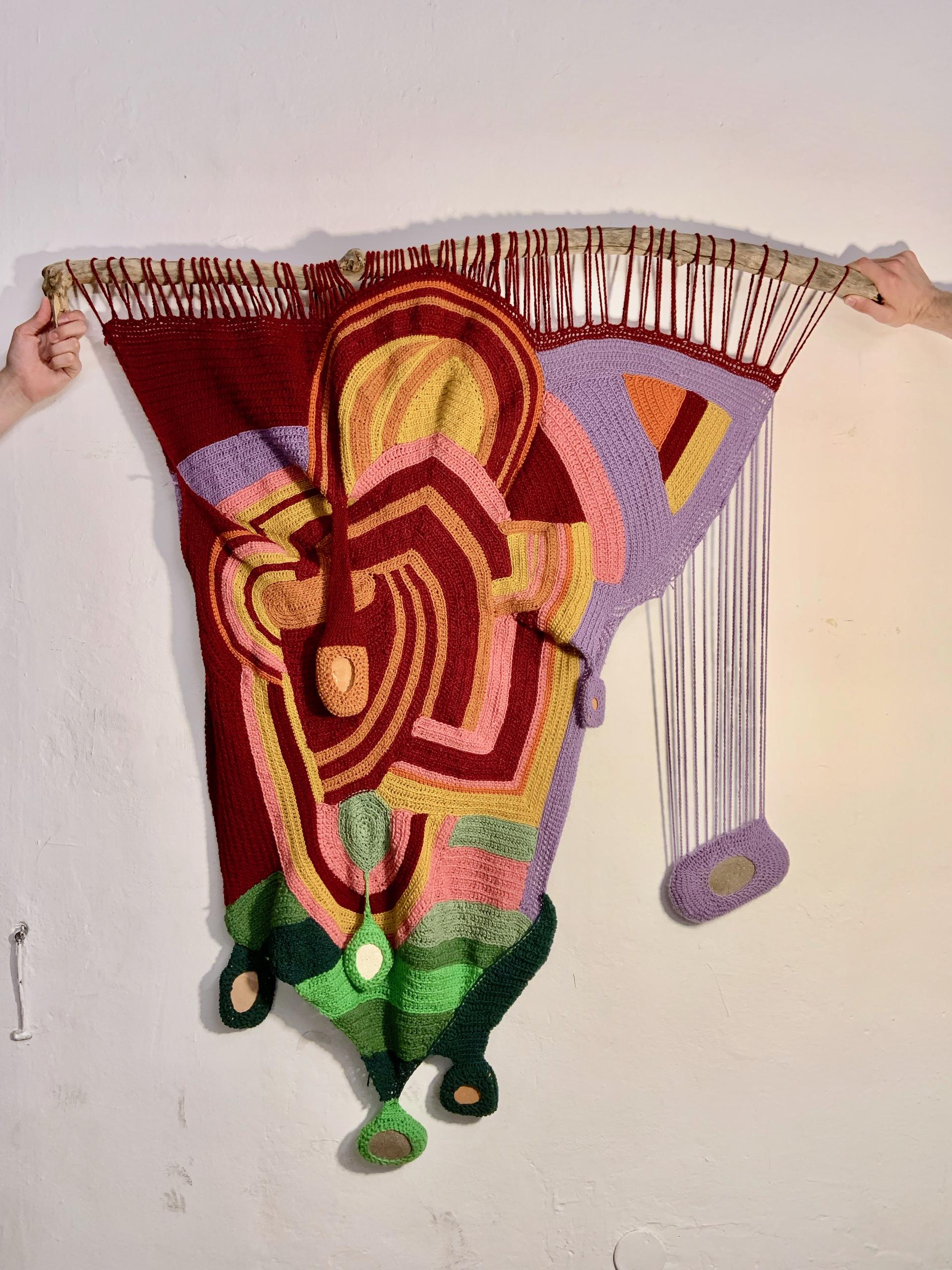 Mixed media piece by Grace Kayar