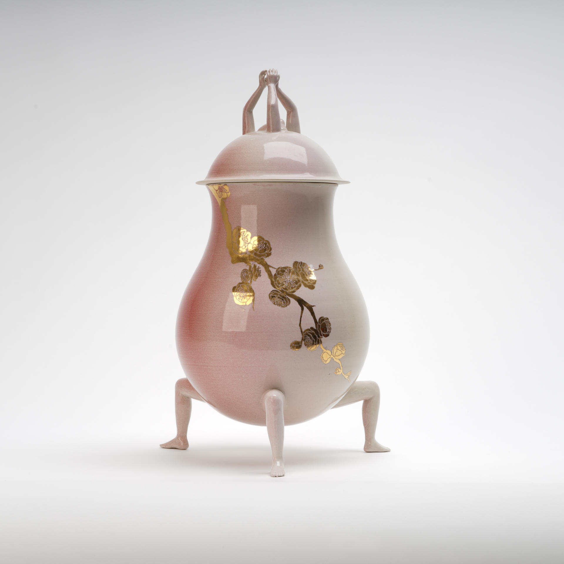 The luster plum vase