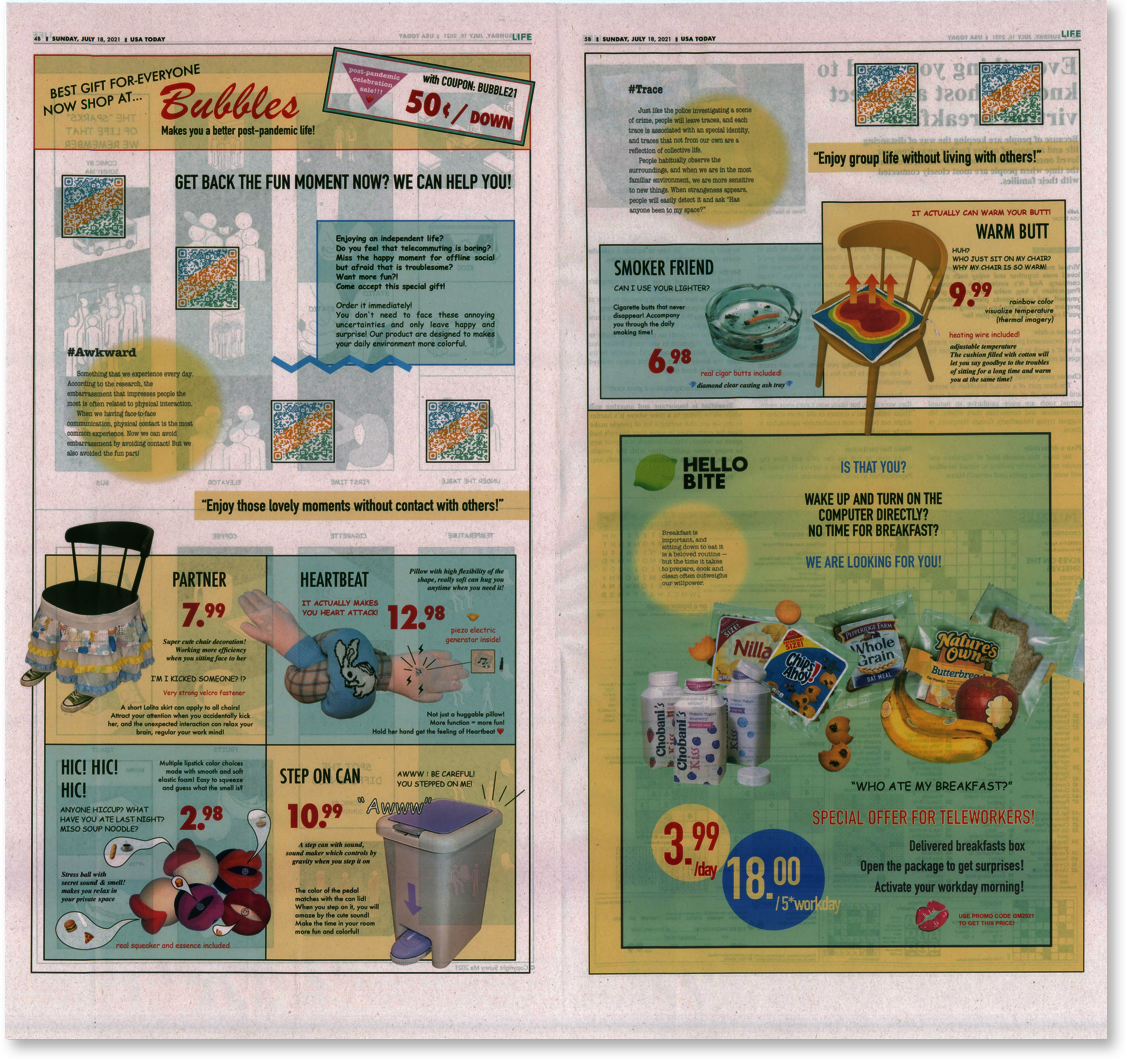 Newspaper Snapshot: Product Advertisements