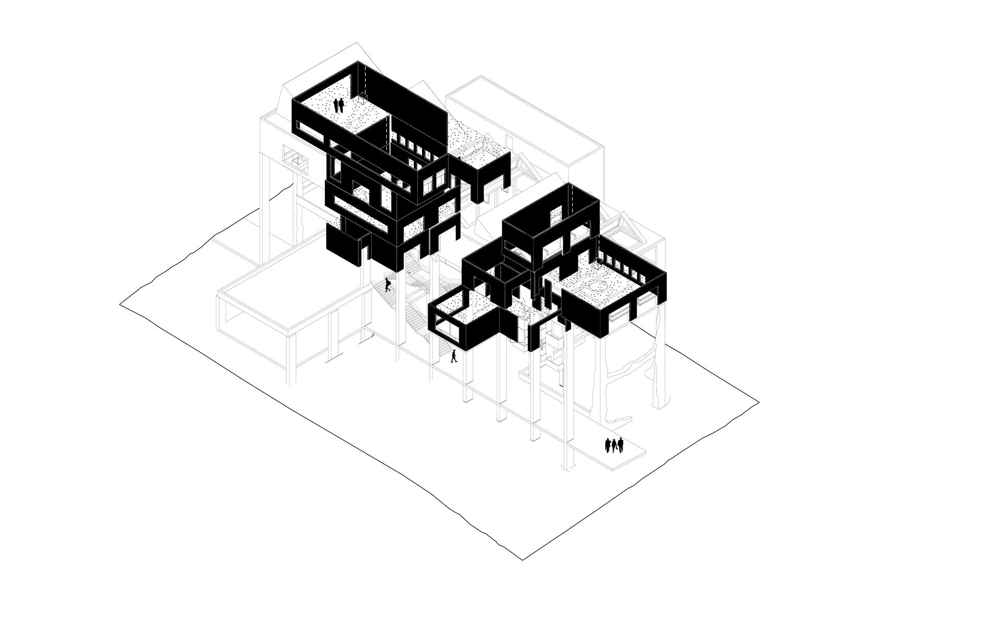 Diagram of insulated zones