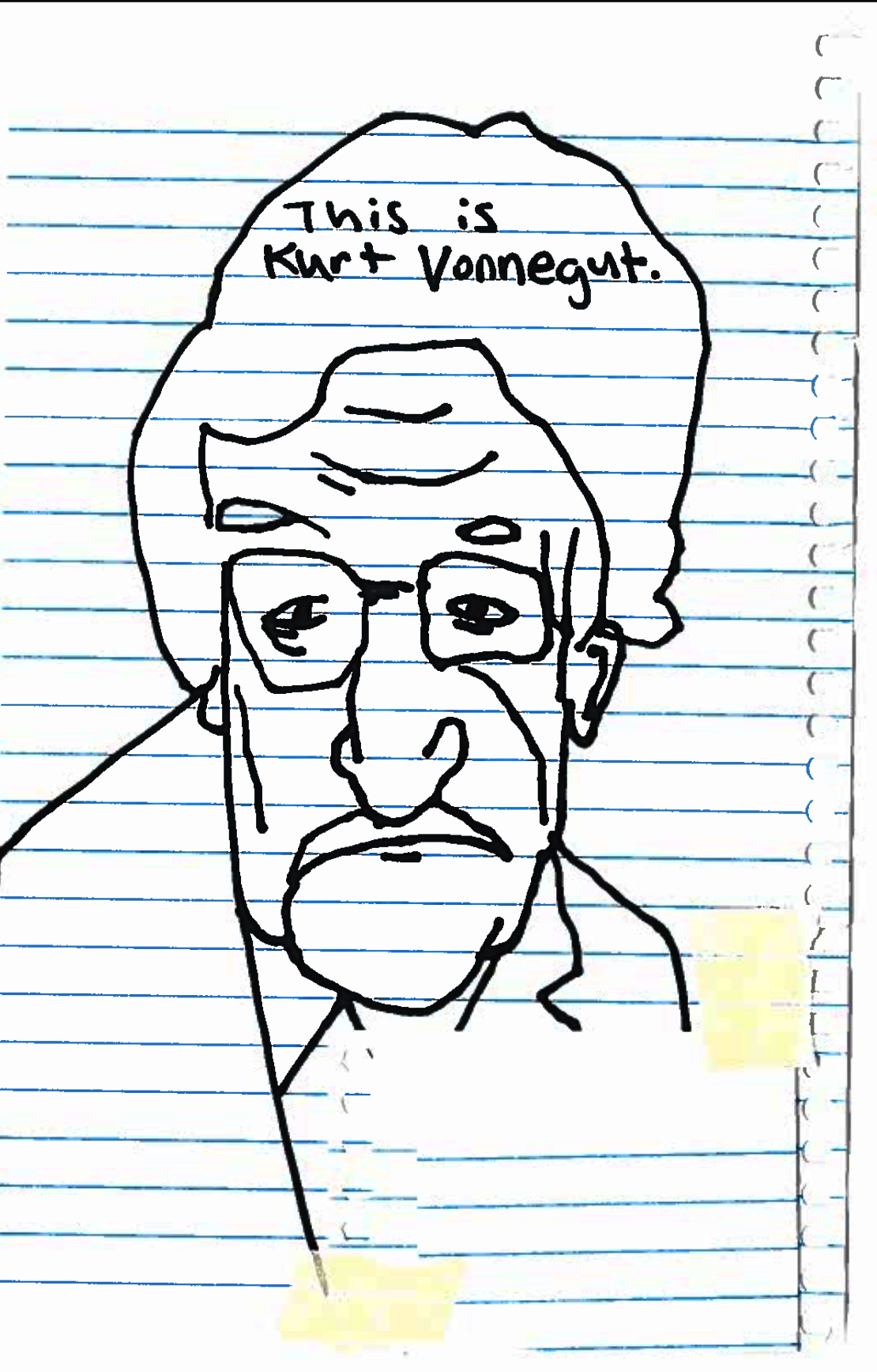 This is Kurt Vonnegut.