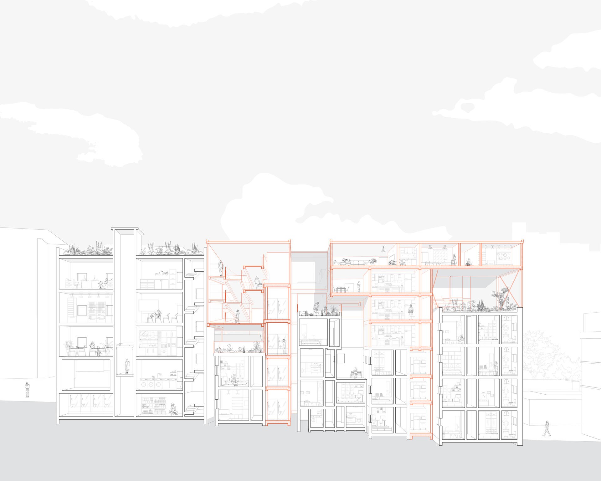 Unraveling the living sectional perspective