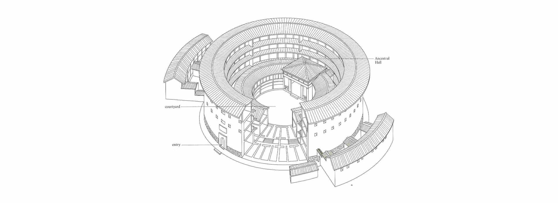 Tulou Illustration