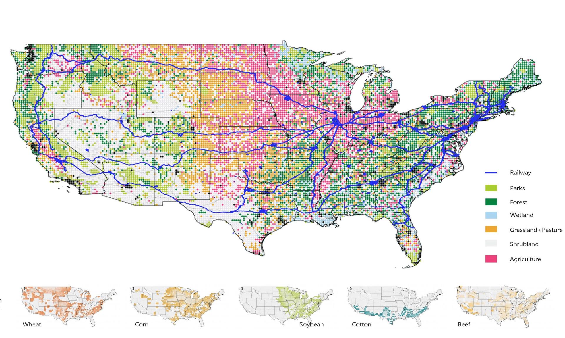 RAILWAY SYSTEM AND AGRICULTURE TYPES