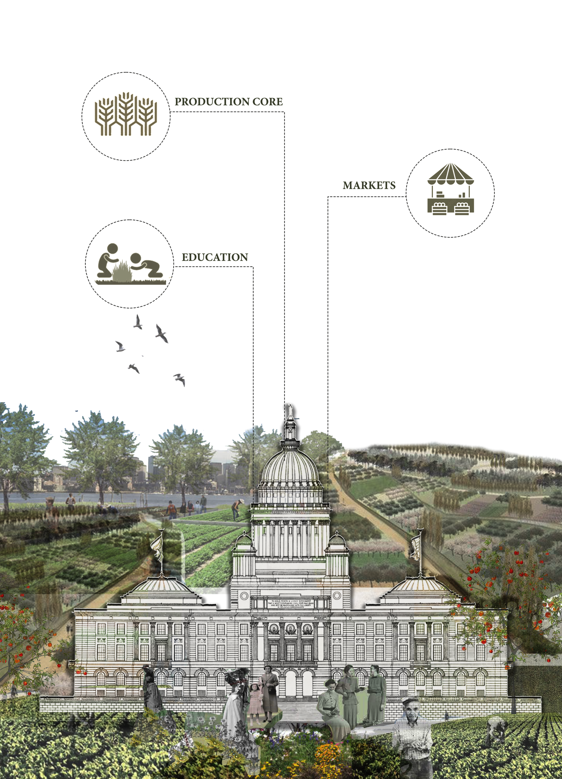 The State House functions as a workplace for the council and legislative members and there is a dire need for tactical interventions that benefit local communities highlighting this majestic structure as the house of the people. Here, we celebrate the Rhode Island’s rich tapestry through its food culture.