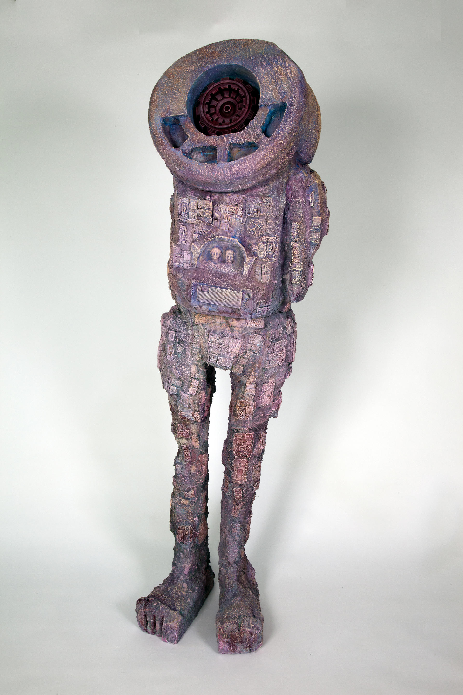 Image of a purple robotic figure