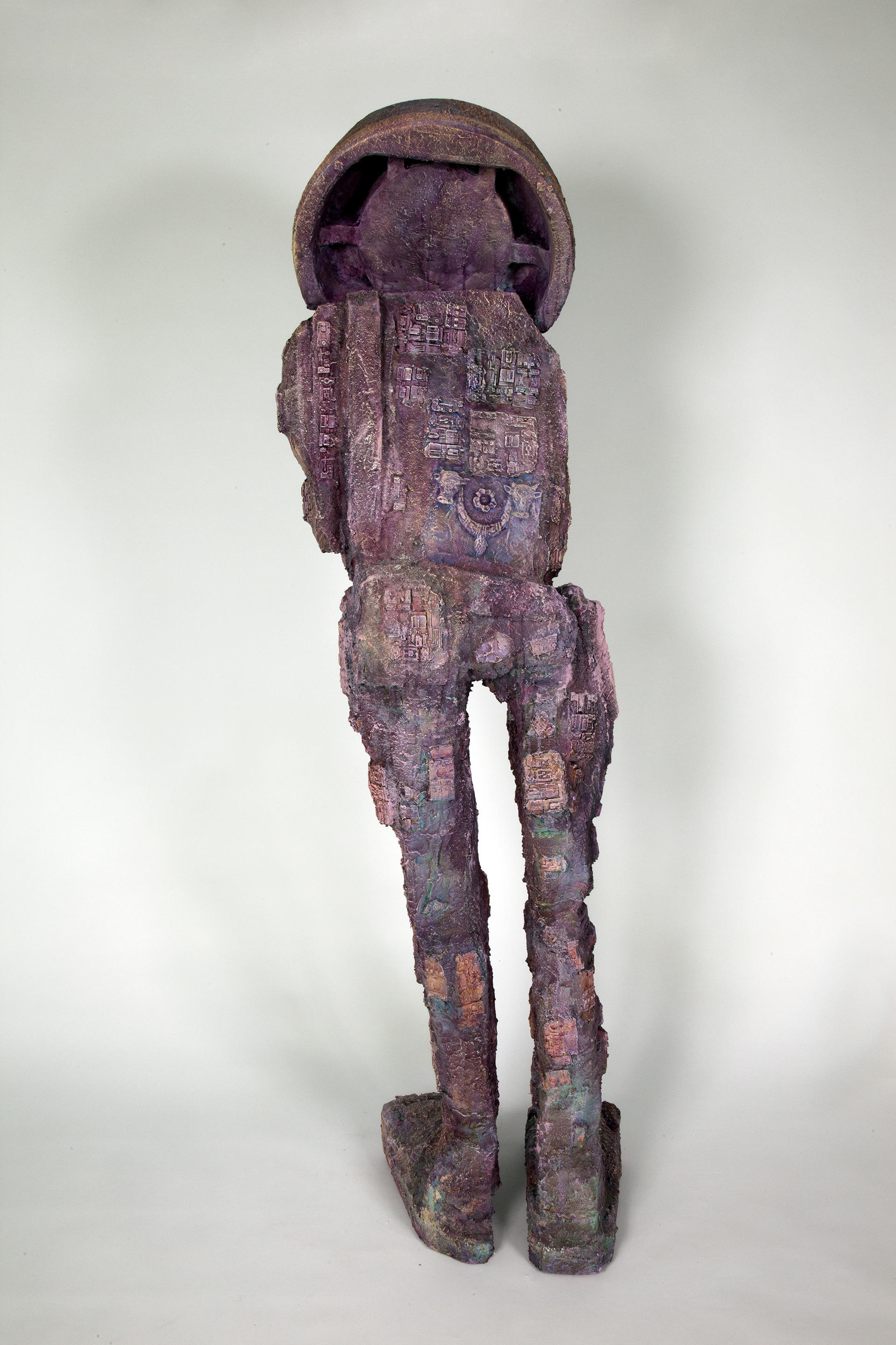 Image of a purple robotic figure