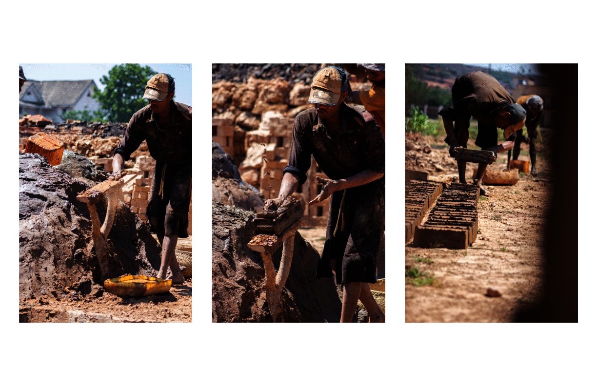 Indigenous knowledge depicting the process of brick-making in my home country of Madagascar