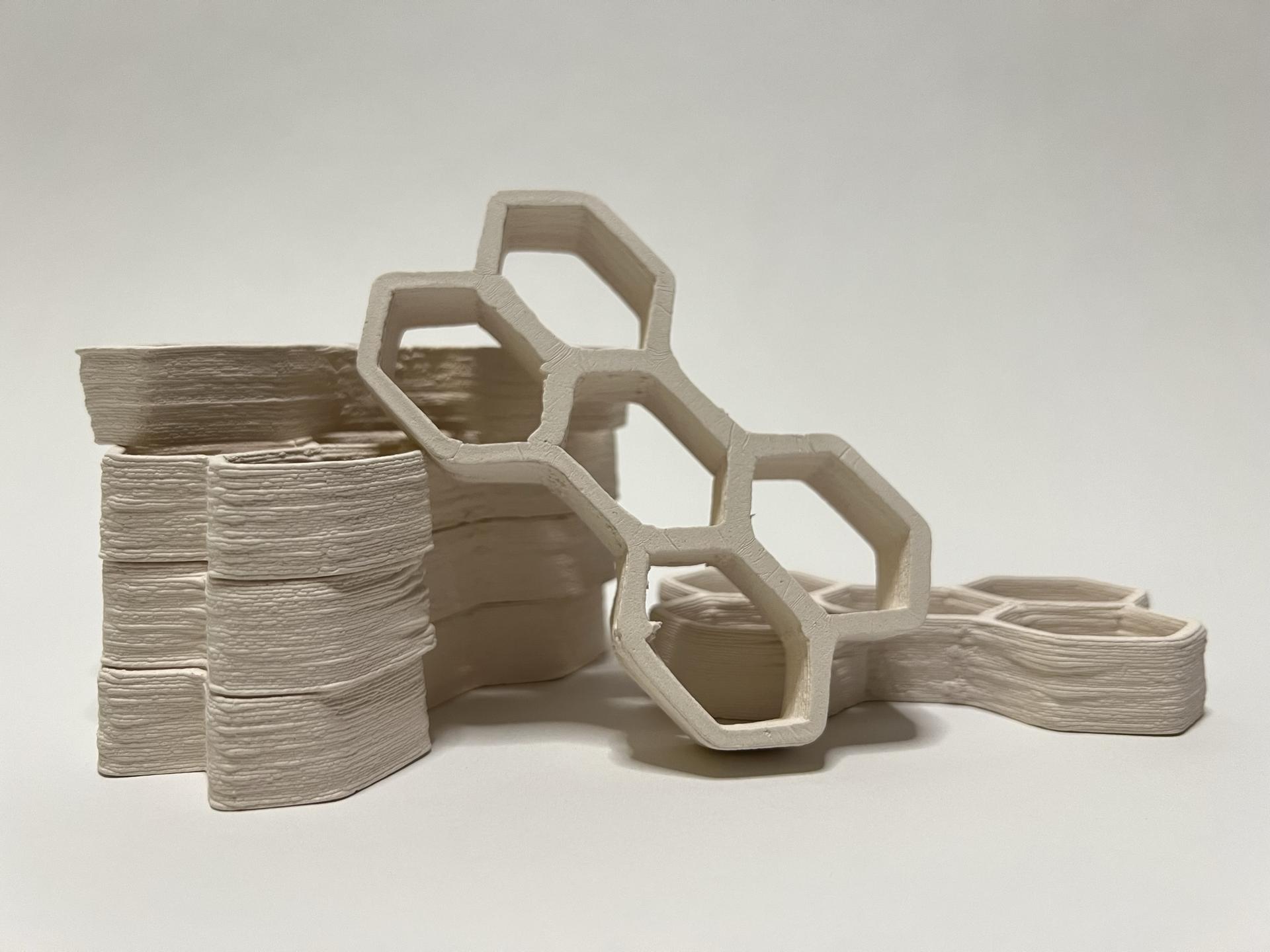 Building block made of ancient materials/biocomposite (hemp and clay) using digital fabrication (3D printing)
