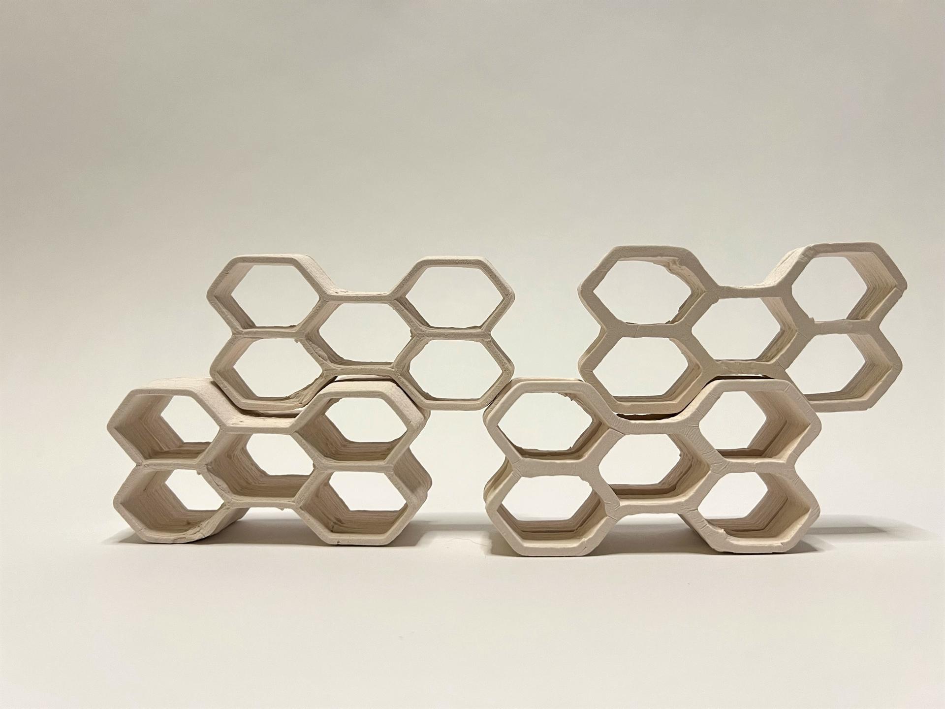 Building block made of ancient materials/biocomposite (hemp and clay) using digital fabrication (3D printing)