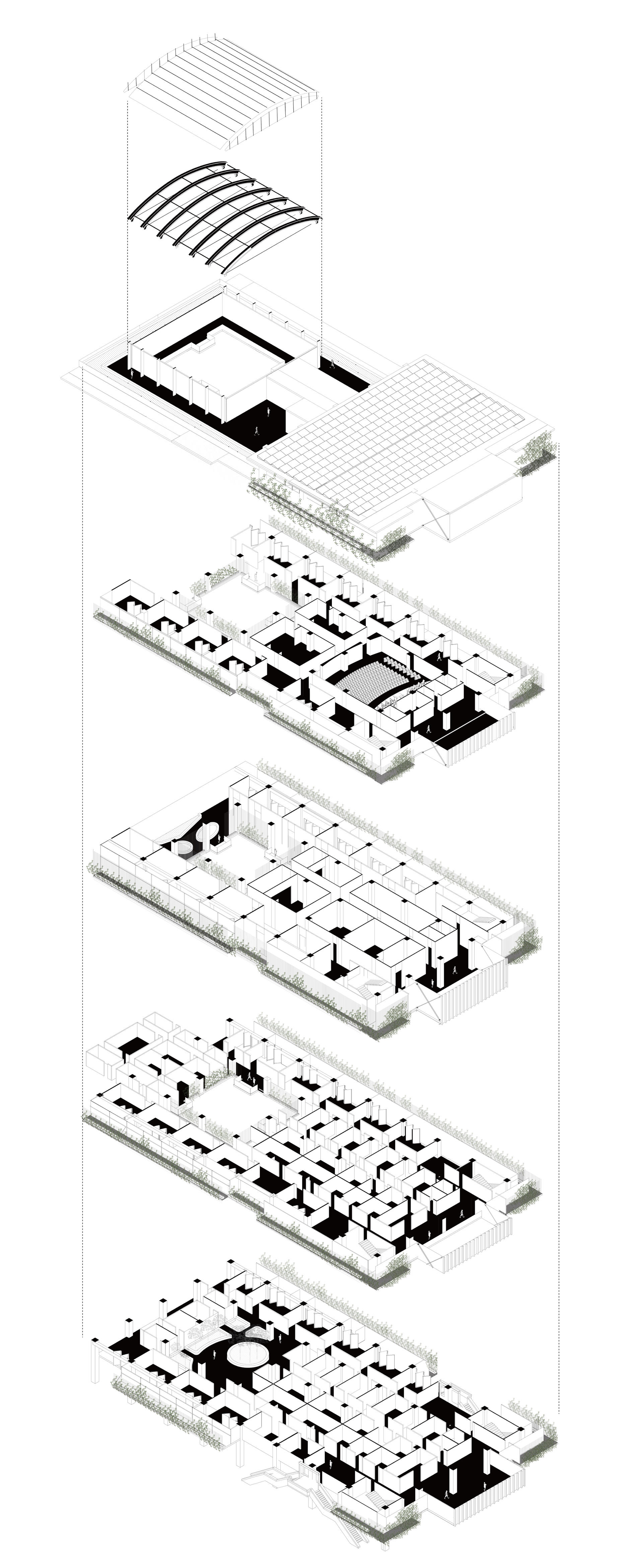 Exploded Axonometric with New Programs