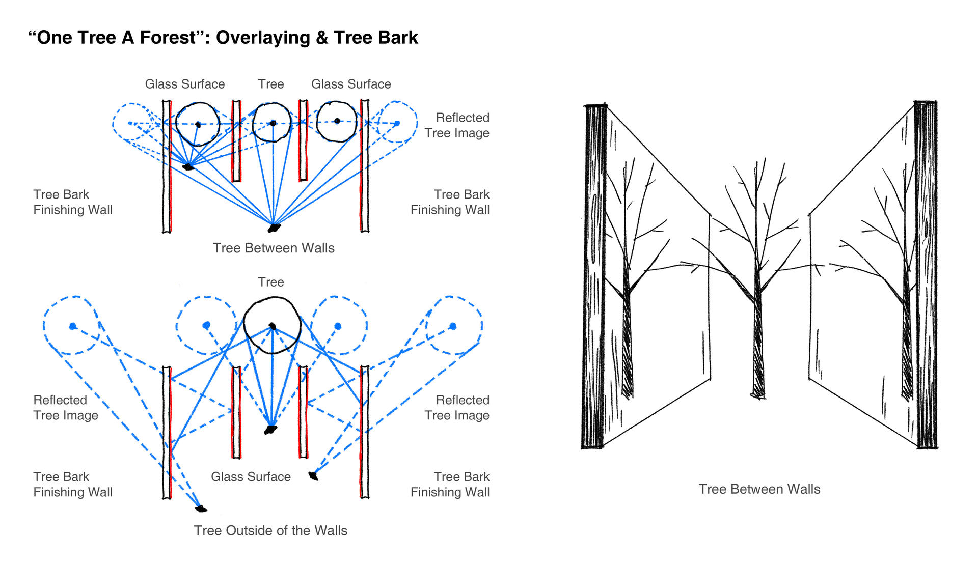 Plan diagram of the "One Tree A Forest" design.
