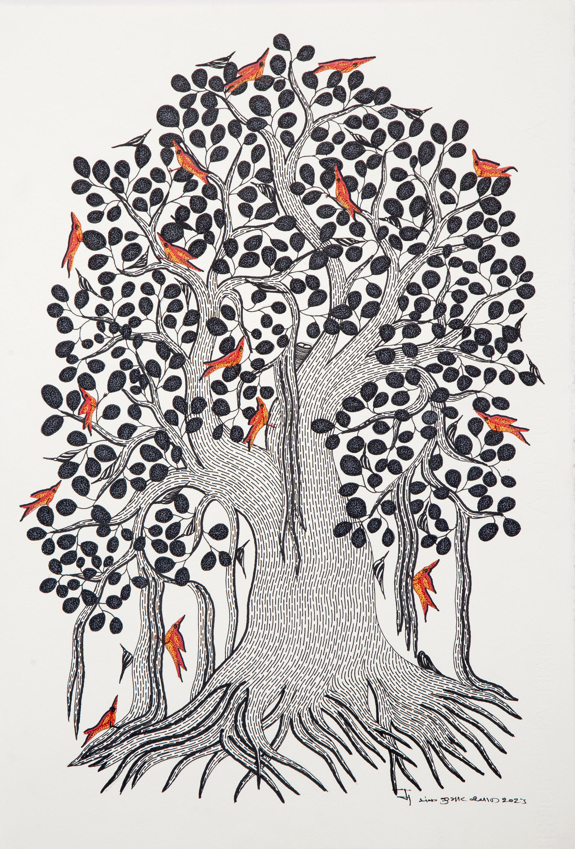 Tree Artwork by Mayank Kumar Shyam