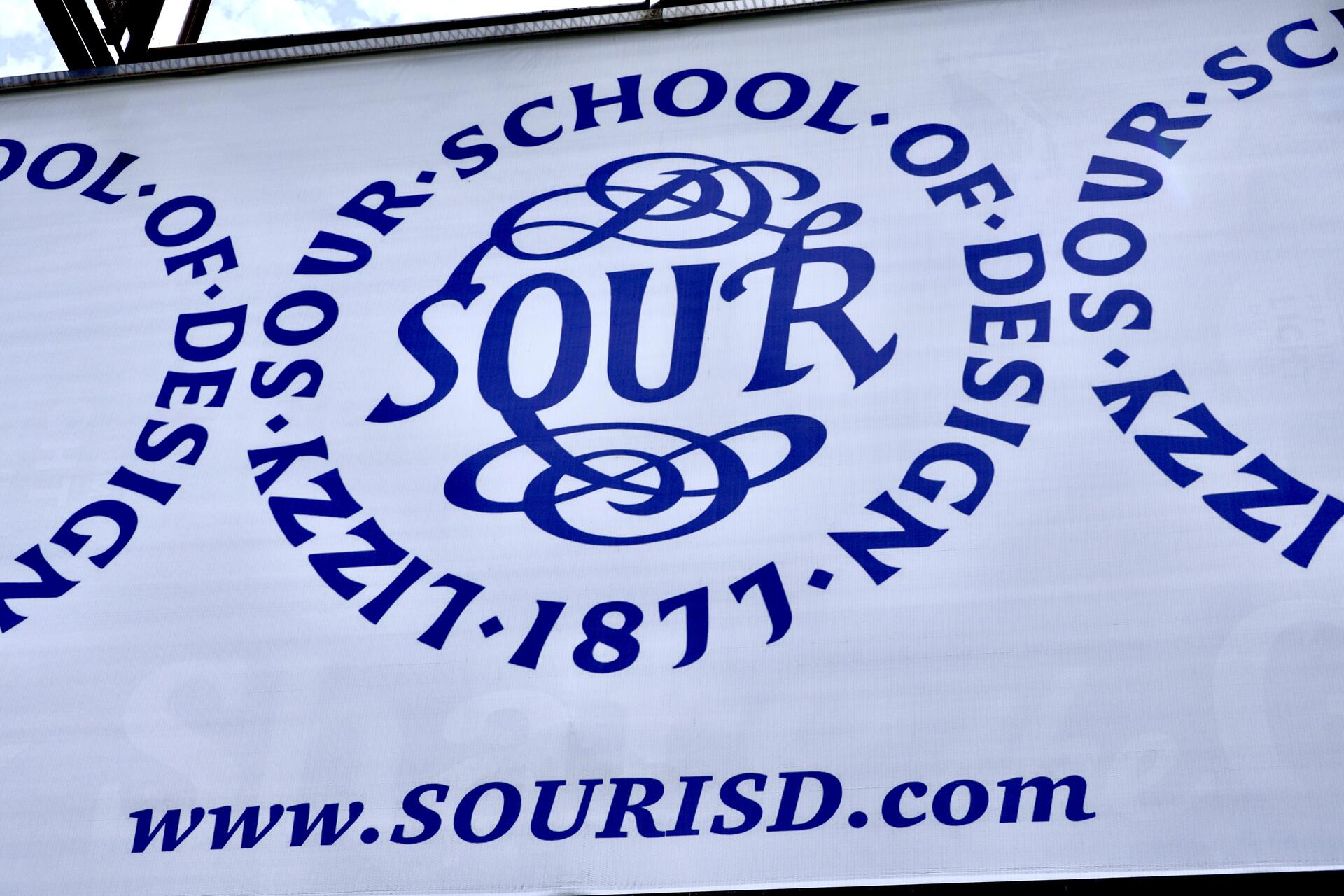 “The Lizzy Sour School of Design Billboard Project” (2024), advertisement posting will be displayed until early June. Located on the corner of Page & Pine Street in Downtown Providence. Visit the website, www.SOURISD.com to learn more!