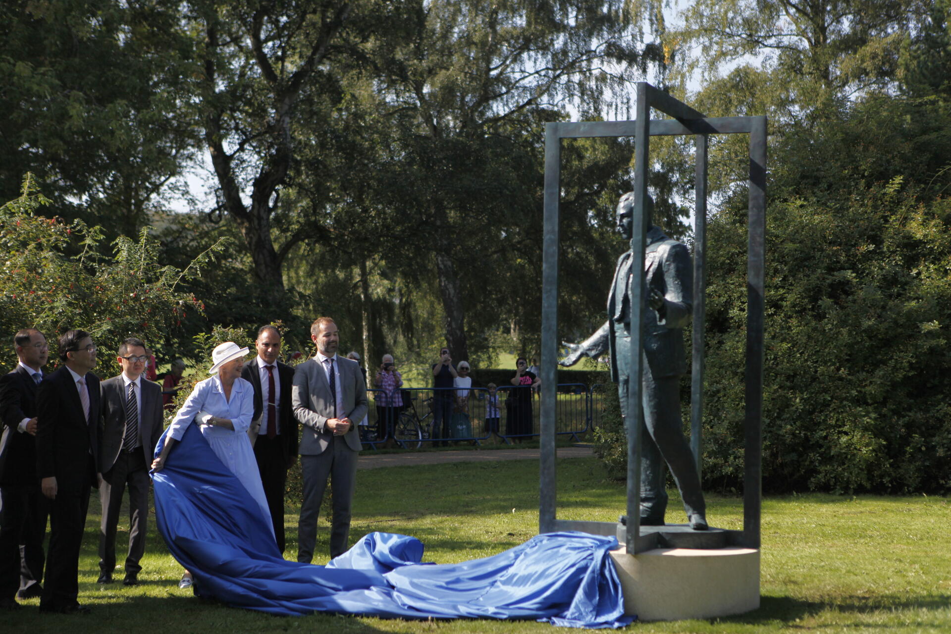 The Dedication of the Sindberg Statue to Aarhus, Denmark