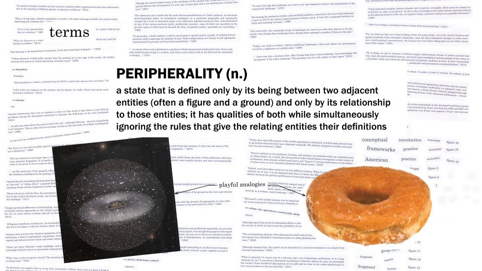 Peripherality Definition