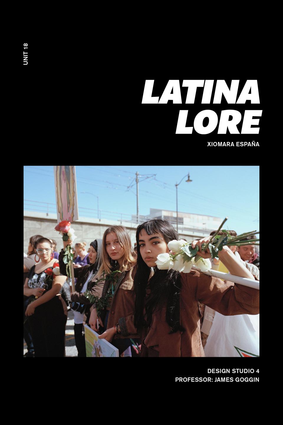 Cover of the zine 'Latinalore'