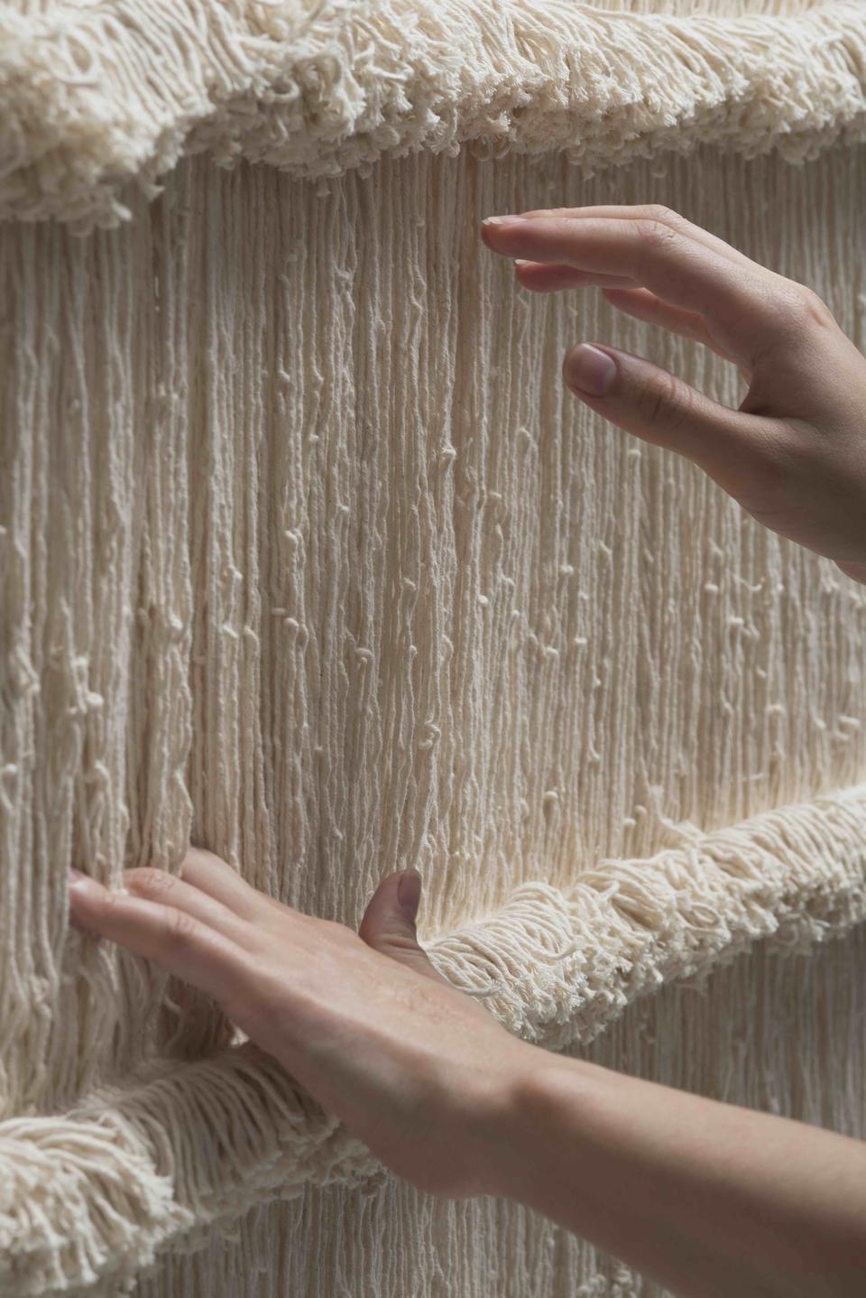 Cotton Curtain with hands