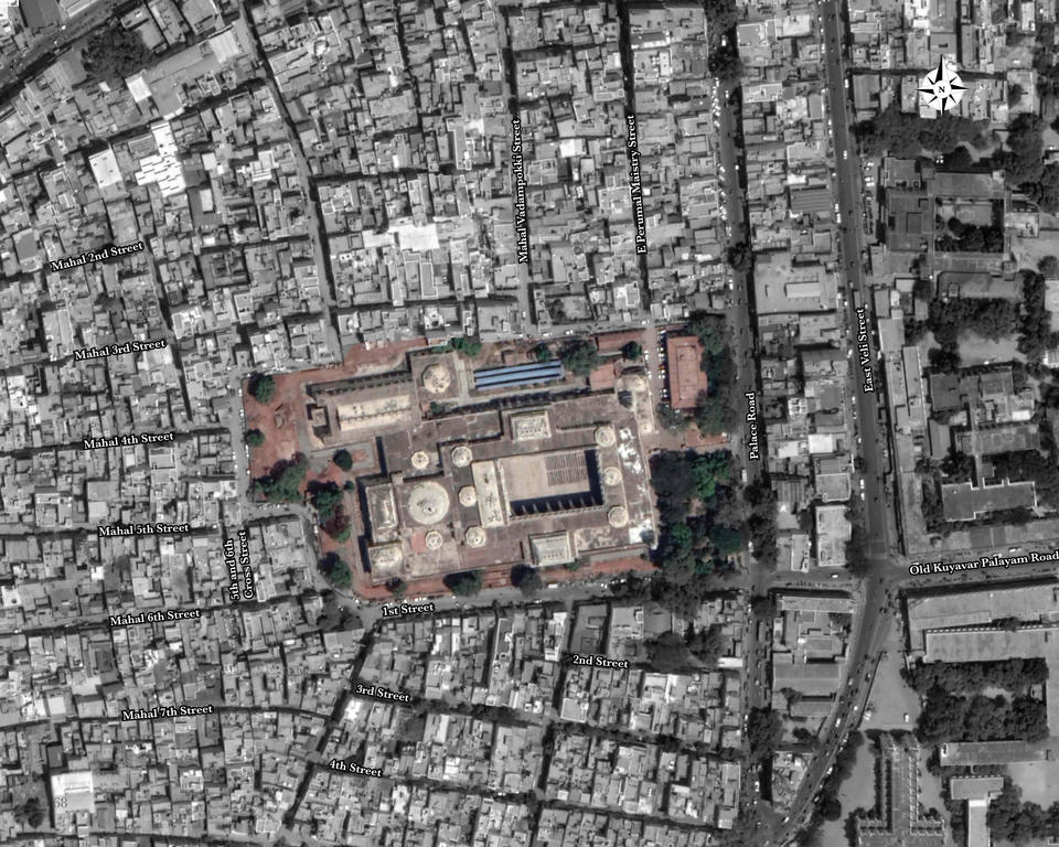Site within Madurai's dense context