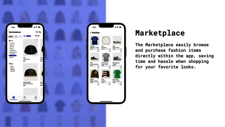 Marketplace pages
