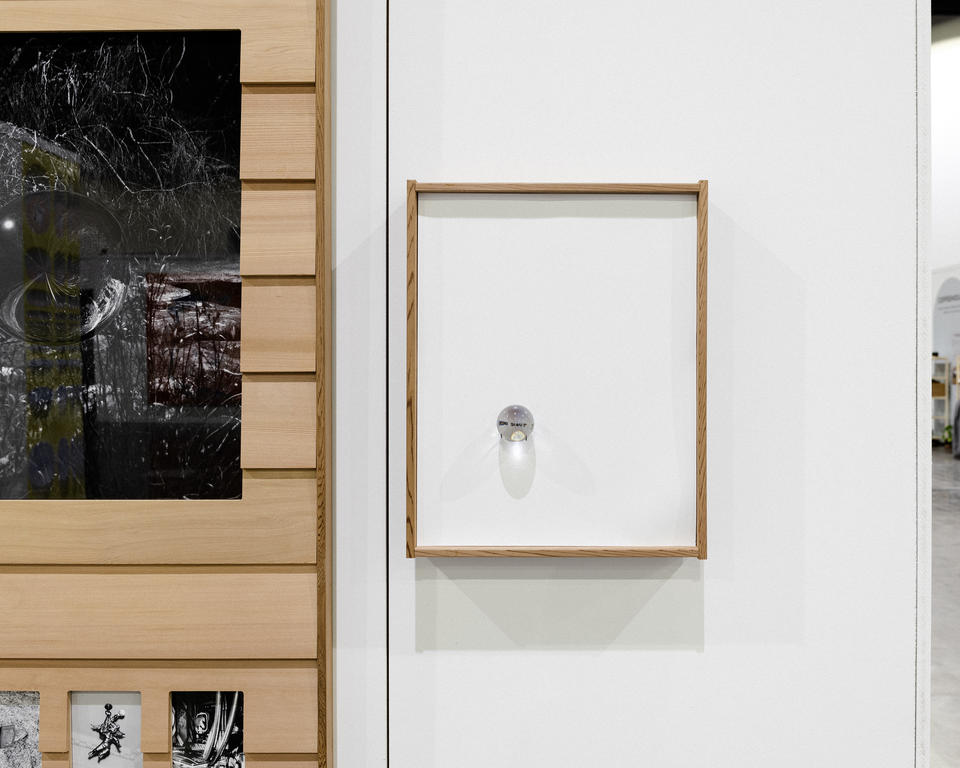 Installation view of framed photographic artworks at the RISD Degree Show 2023