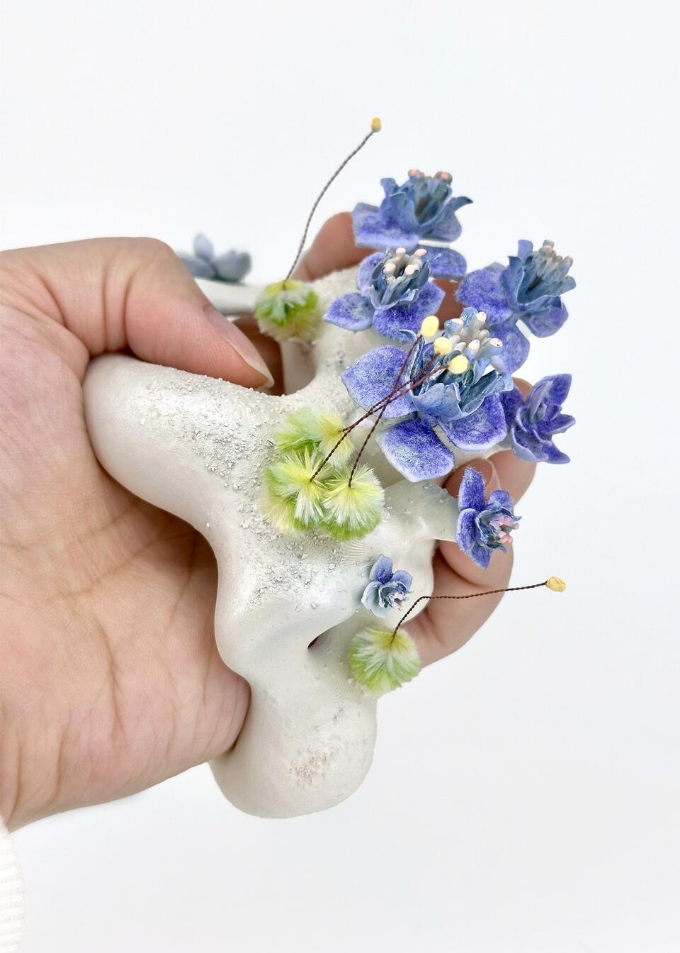 Handheld biotech for nature therapy.